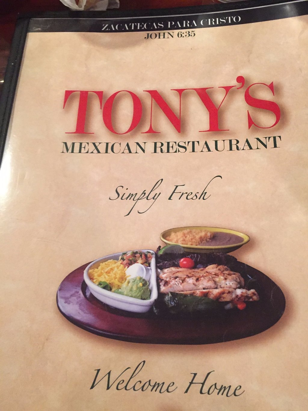 Tony`s Mexican Restaurant